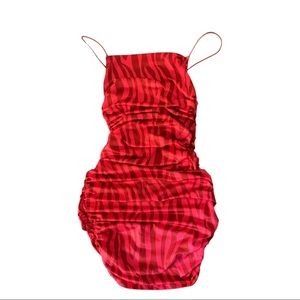 Pink Medium Stripe dress. Kendall Jenner Inspired.